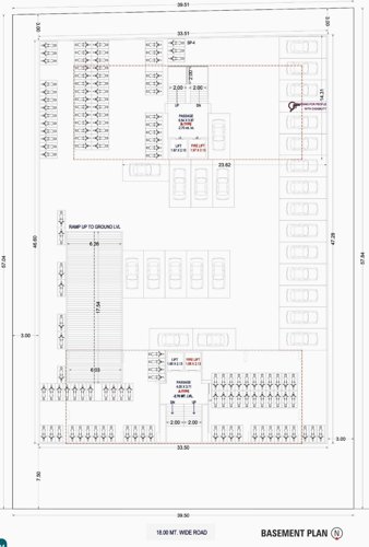 Block A Cluster Plan for basement Floor shivalik-celebration Block A Cluster Plan for basement Floor