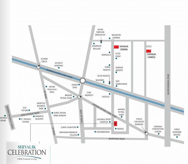 Location Plan shivalik-celebration Location Plan