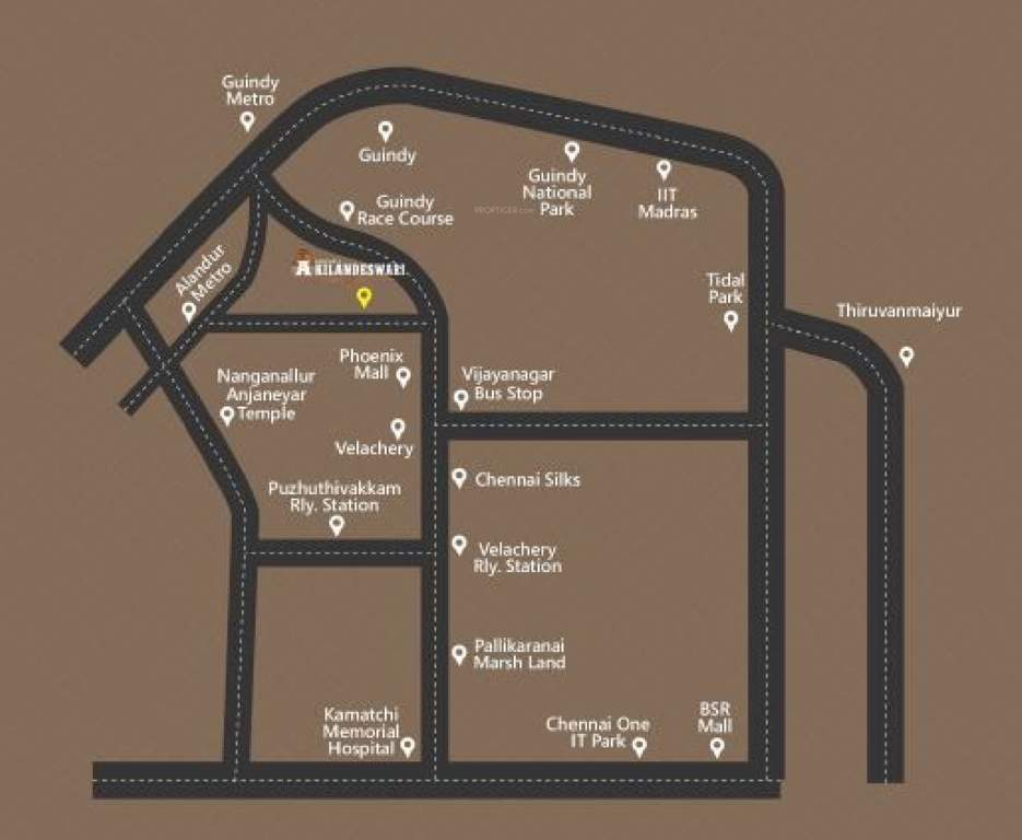  sankars akilandeswari Location Plan
