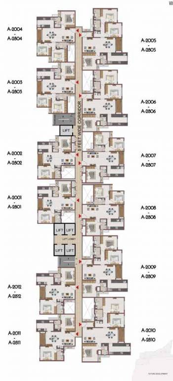 suncity Block 1 Cluster Plan From 20th To 28th Floor
