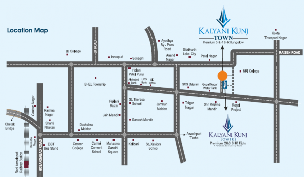  kunj-town Location Plan