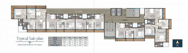  shri-krishna Shri Krishna Cluster Plan for Typical Floor