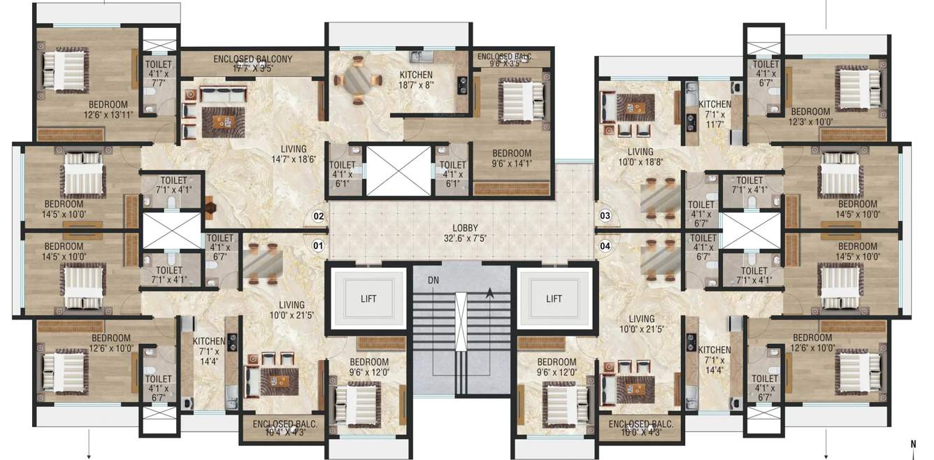  gold mist chsl Gold Mist CHSL Cluster Plan From 17th To 19th Floor
