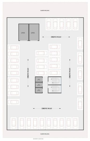  pushpak-pride Pushpak Pride Cluster Plan for Basement Floor