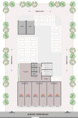  pushpak-pride Pushpak Pride Cluster Plan for ground Floor