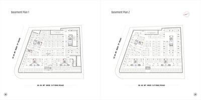  satva-prime Block A To D Cluster Plan for Basement 1 And 2 Floor