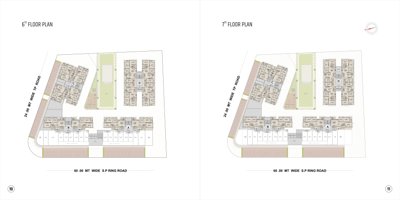  satva-prime Block A To D Cluster Plan from 6th to 7th Floor