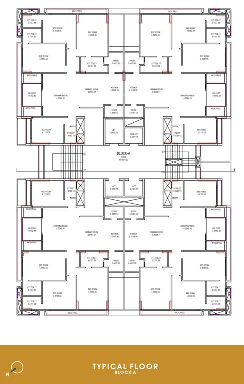  beverly heights A Typical Cluster Plan