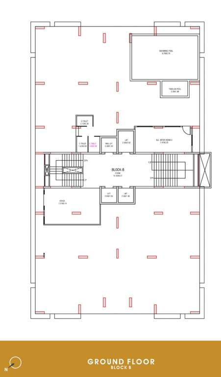  beverly heights B Cluster Plan For Ground Floor