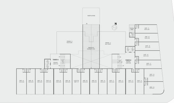  vr-luxuria Block A And B Cluster Plan For Ground Floor