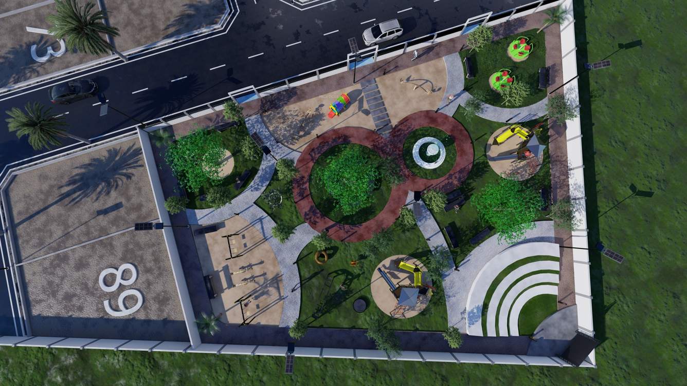  chalet Landscape Garden and Tree Planting