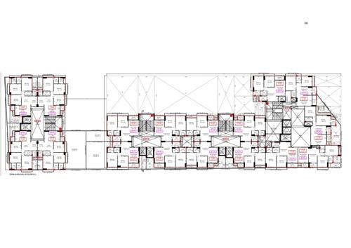  epitome Block A, Block B, Block C, Block D Cluster Plan from 1st to 22th Floor