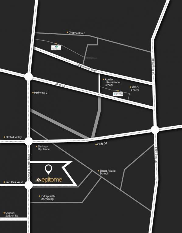  sp epitome Location Plan