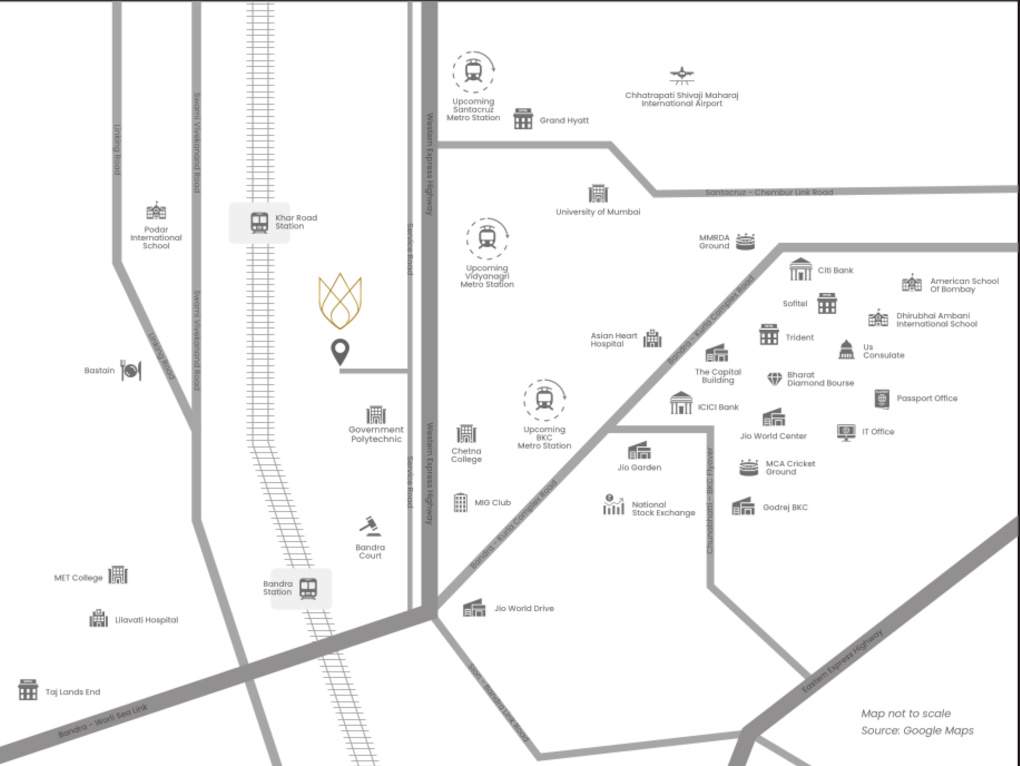  the address by gs bandra tower c Location Plan
