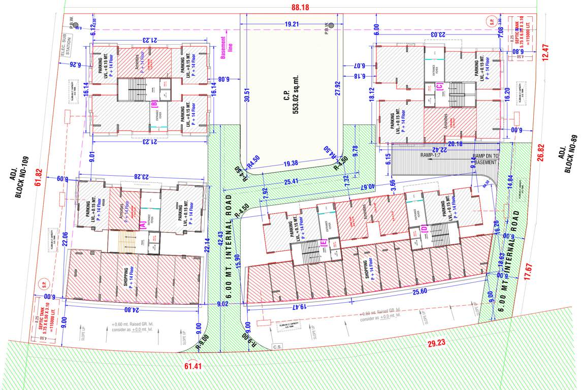  raj luxuria Layout Plan