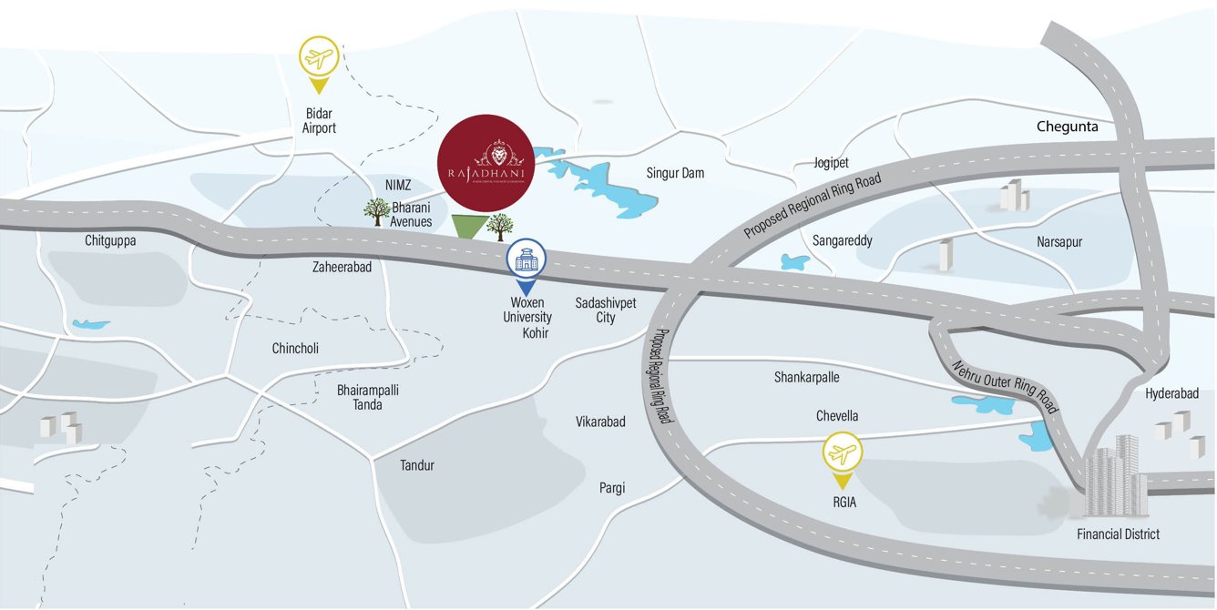  rajadhani phase ii Location Plan
