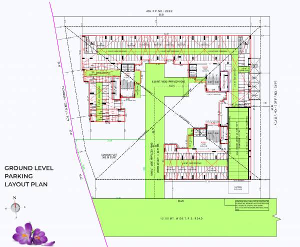  saffron-valley Block A To C Cluster Plan for ground Floor