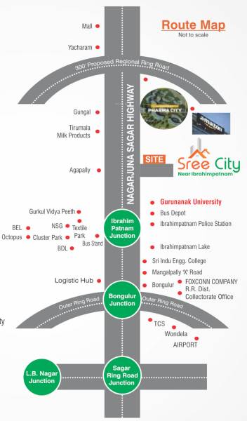  sree-city Location Plan