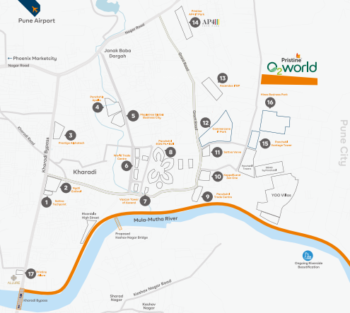 Location Plan pristine-o2-world-part-1 Location Plan