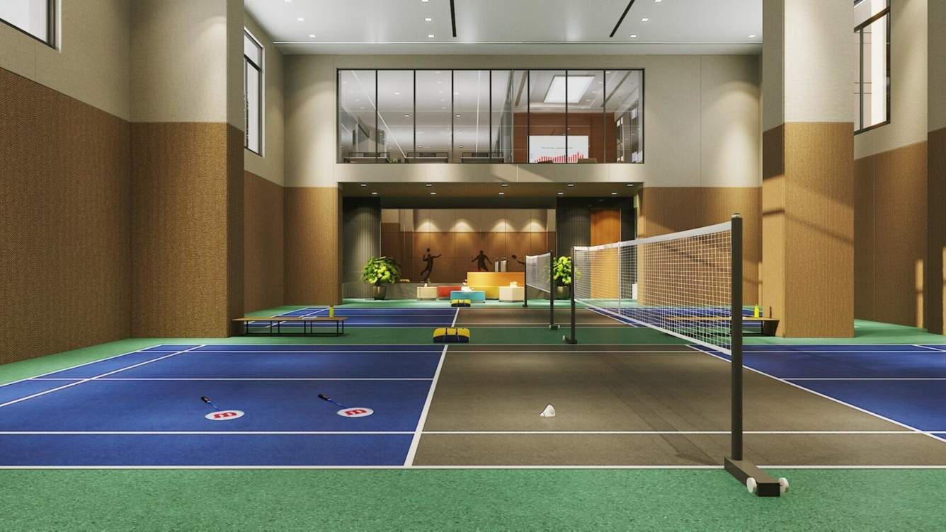  pristine o2 world part 1 Badminton Court