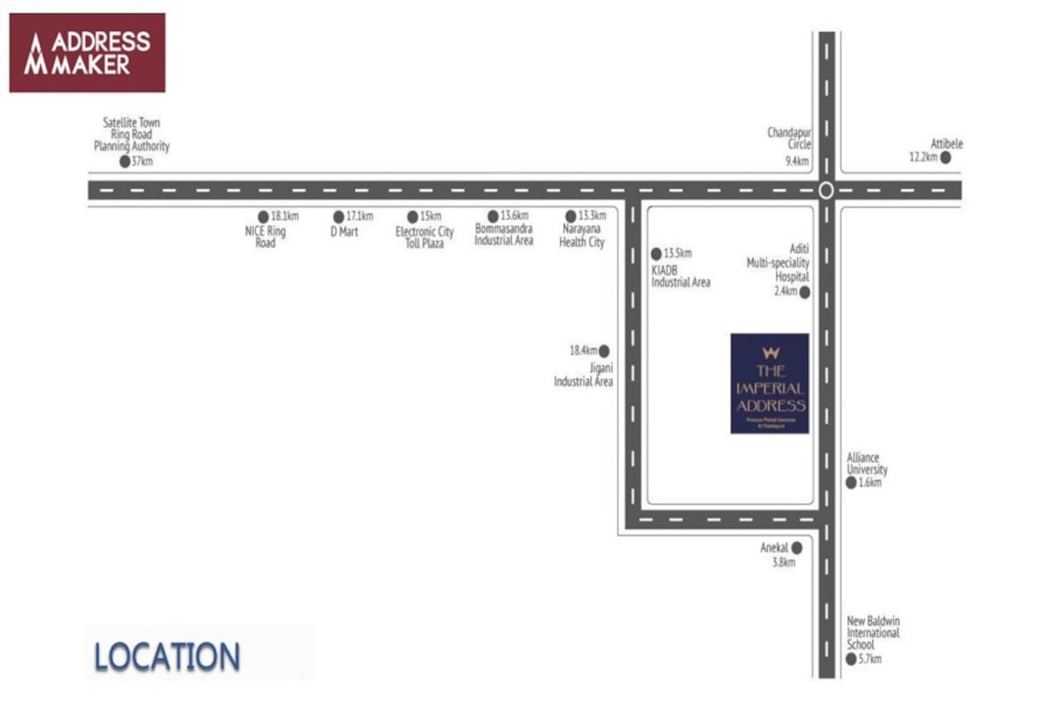  the imperial address phase 4 Location Plan