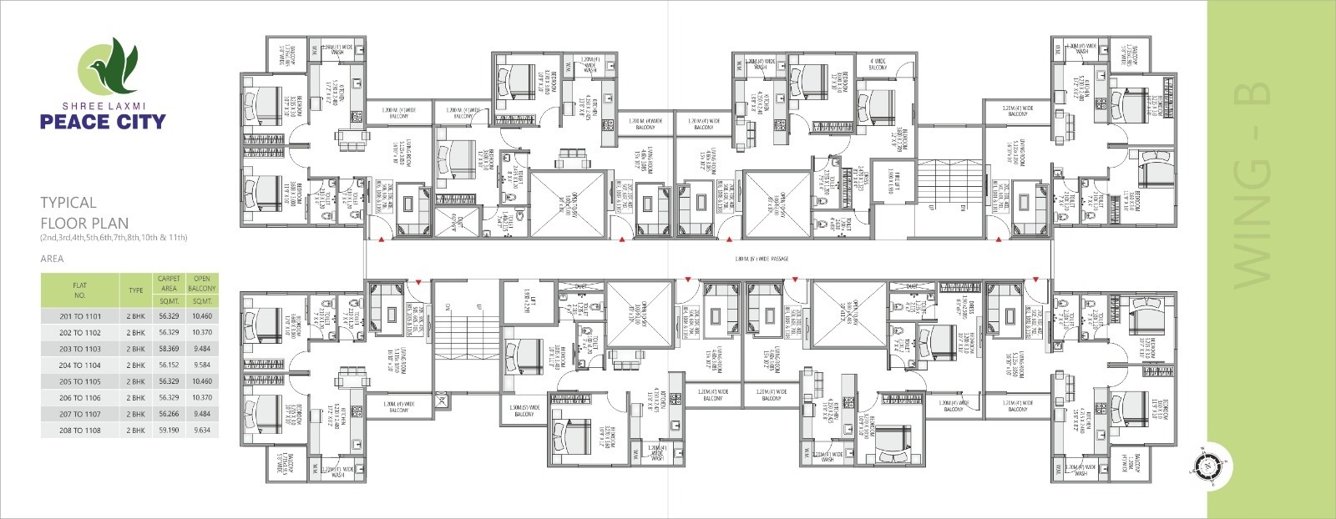 peace city Peace City Wing A Cluster Plan