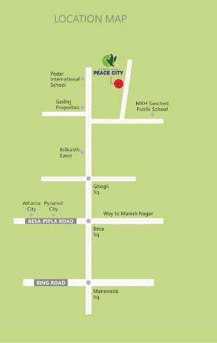  peace city Location Plan