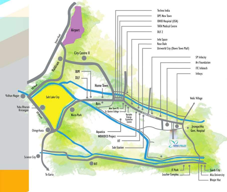  wind fields Location Plan