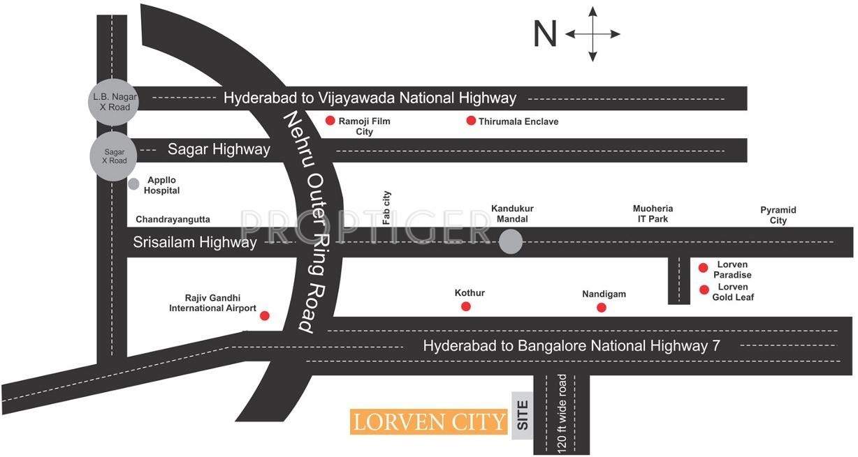 Images for Location Plan of Vasundhara Lorven City