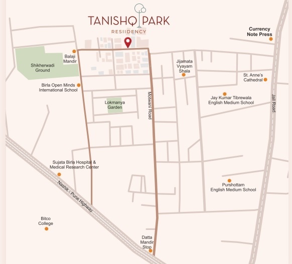 tanishq-park-resiidency Location Plan