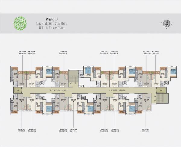  nano-city-wing-a Wing A Cluster Plan