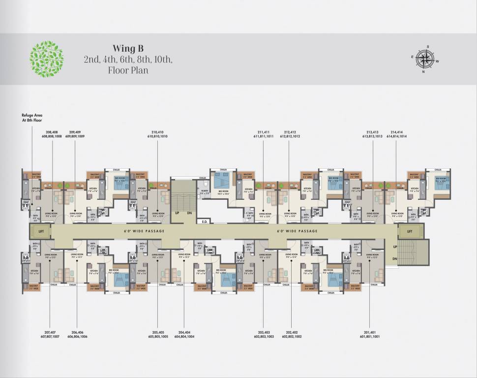  nano city wing a Wing A Cluster Plan