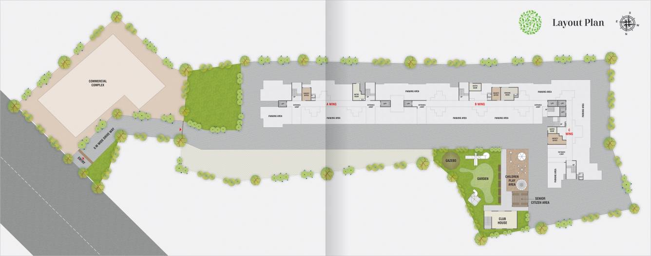  nano city wing a Layout Plan