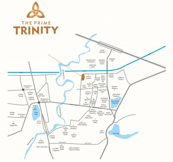 Location Plan the-prime-trinity Location Plan
