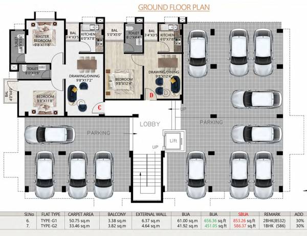 Divine Terrace Ground Cluster Plan divine-terrace Divine Terrace Ground Cluster Plan