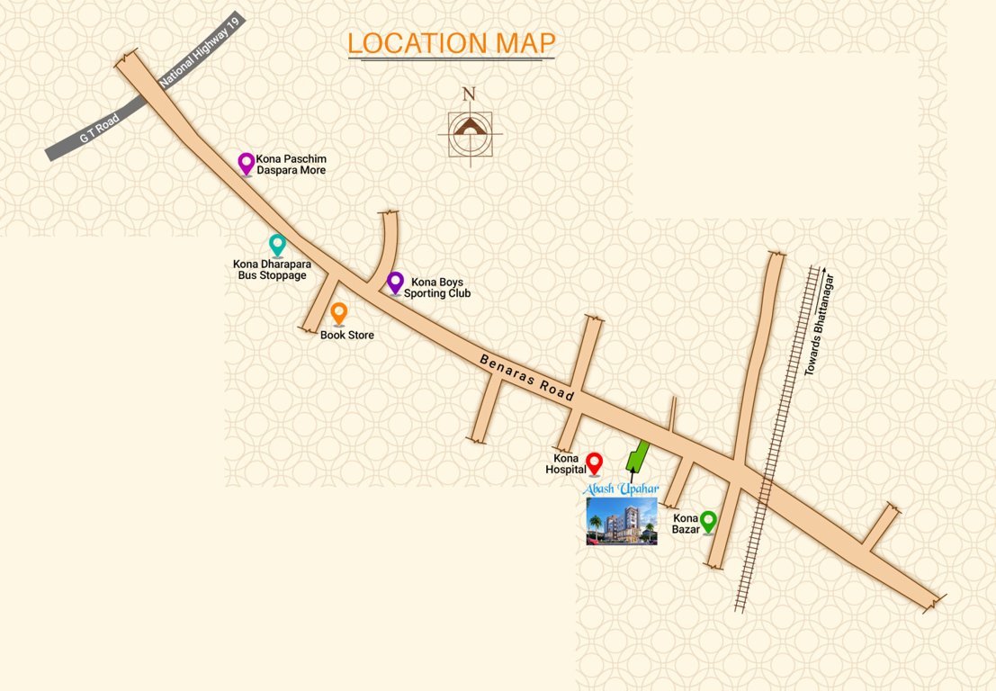  abash upahar Location Plan