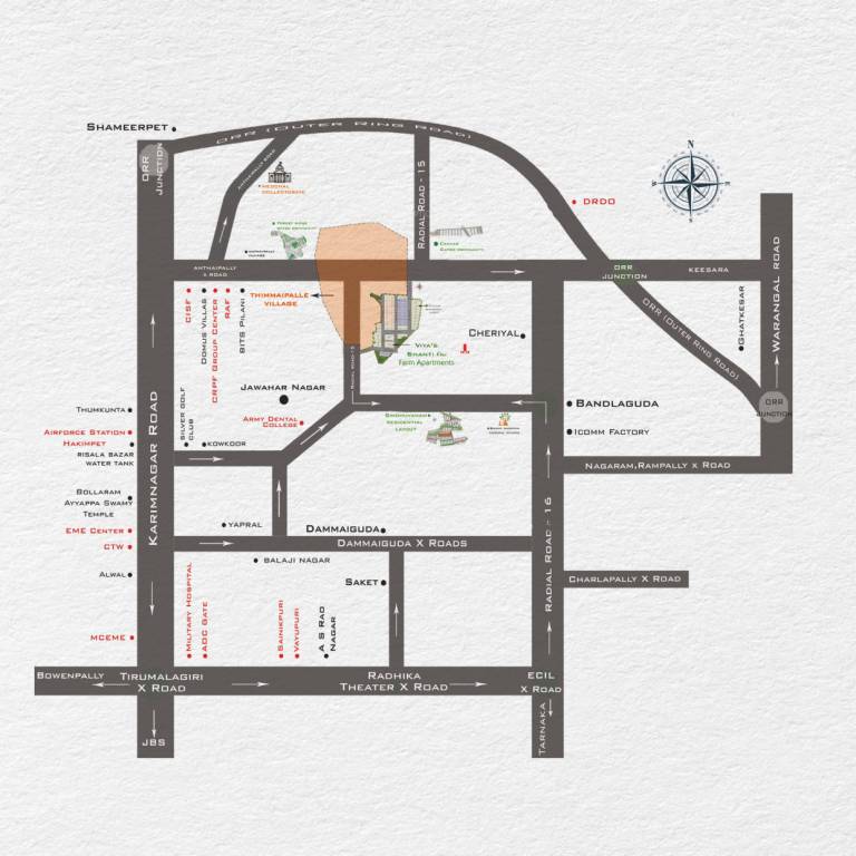  shanti one block a Location Plan