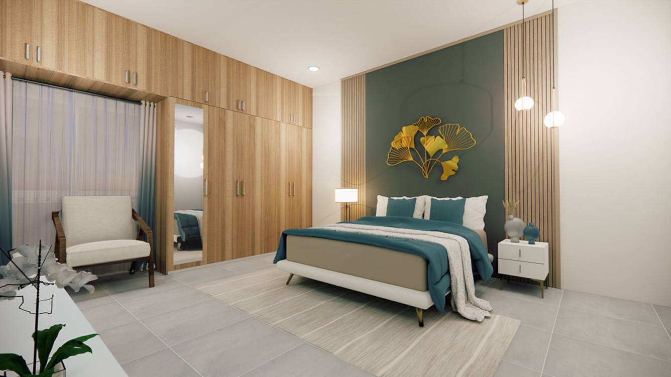  shanti one block a Bedroom