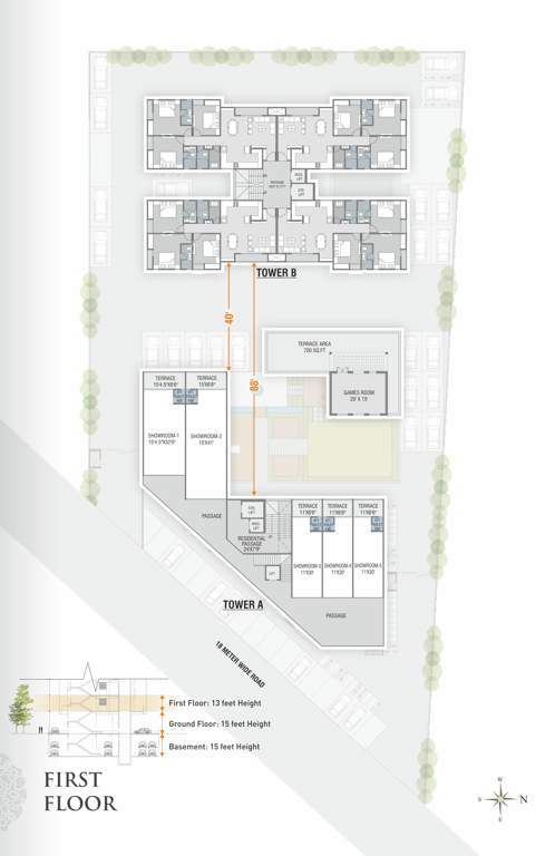  rudraksh nex Tower A Cluster Plan