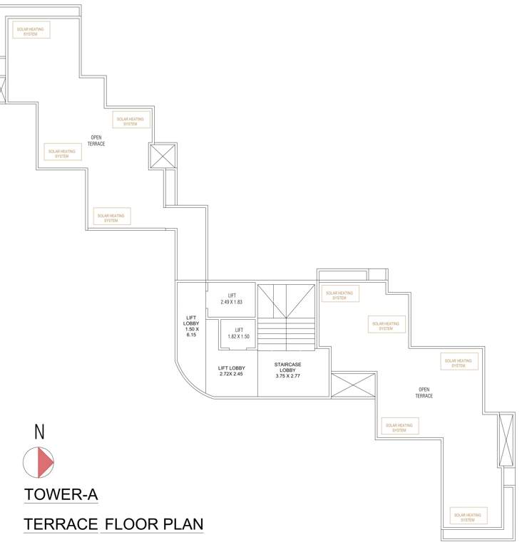  rudraksh nex Tower A Terrace Cluster Plan