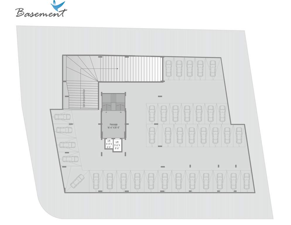  shivanta skyview Shivanta Sky View Cluster Plan for basement Floor