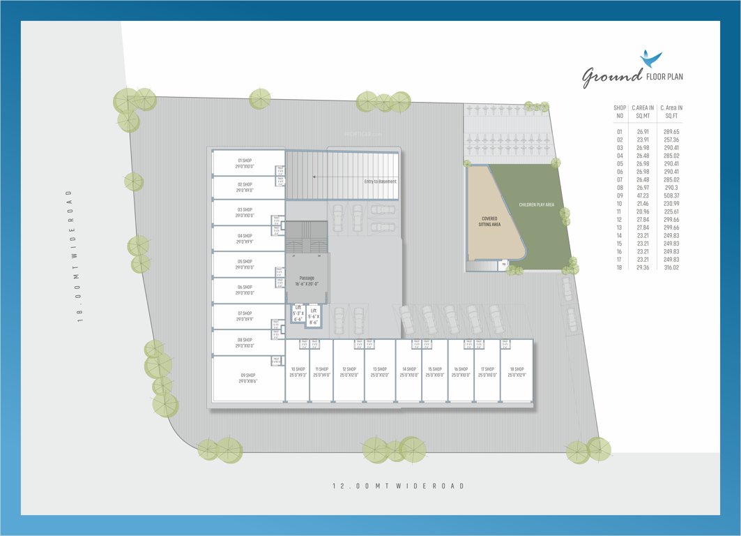  shivanta skyview Shivanta Sky View Cluster Plan for ground Floor