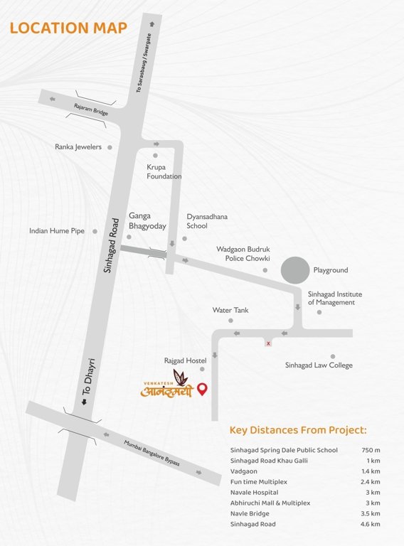  venkatesh anandmayi Location Plan
