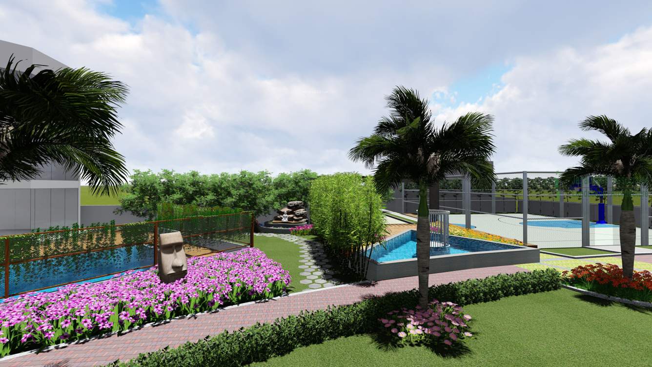  avani villas Landscape Garden and Tree Planting
