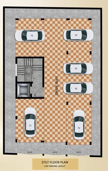  tisya Tisya Cluster Plan for ground Floor