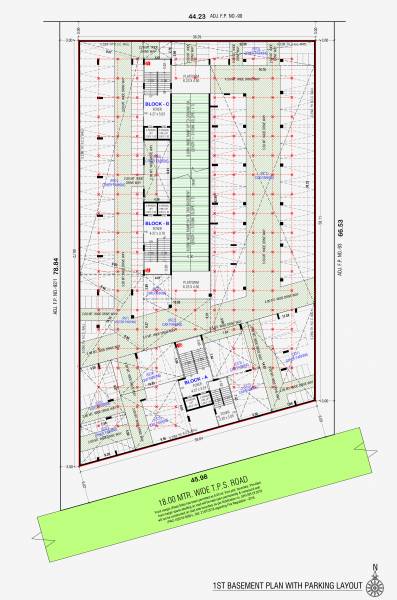  skyside Block A To C Cluster Plan for Basement 1