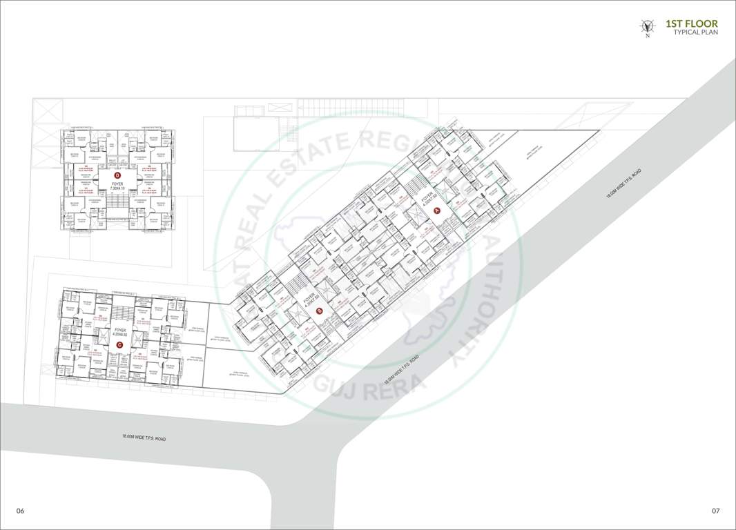  scarlet springs Block A To D Cluster Plan for 1st Floor