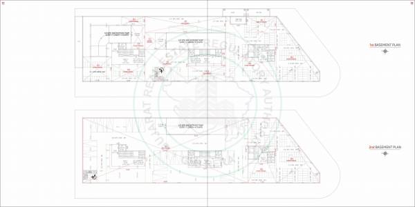  akant Block A To C Cluster Plan for Basement 1 And 2 
