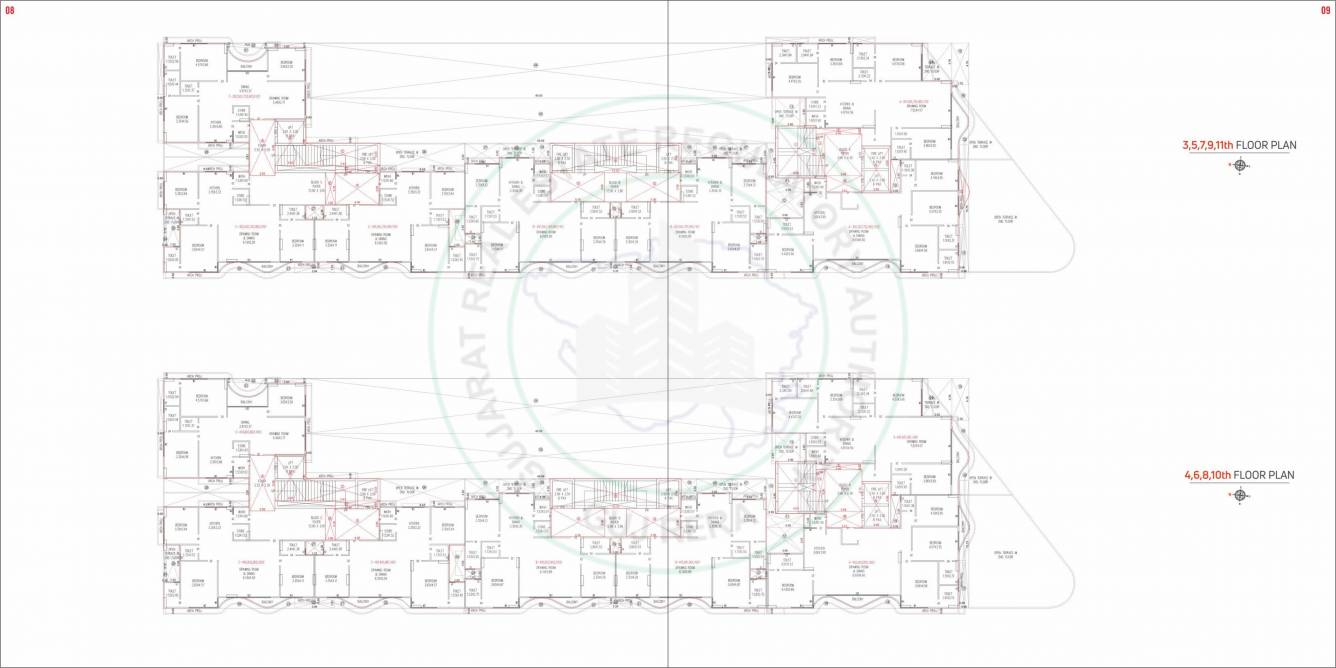 akant Block A To C Cluster Plan for Typical Floor