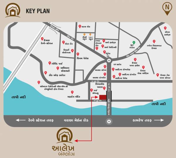  bunglows Location Plan